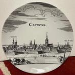 Sierbord met 17e-eeuwse Citadel van Kortrijk, Antiek en Kunst, Curiosa en Brocante, Ophalen of Verzenden