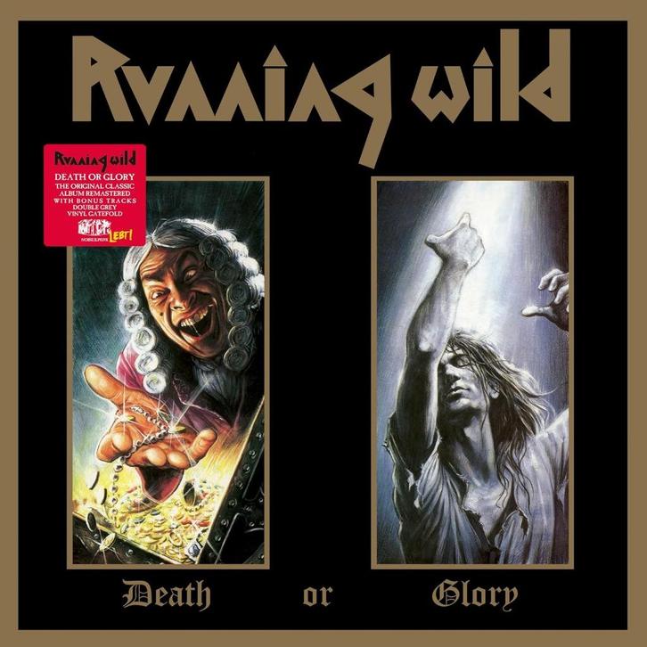 RUNNING WILD - Death Or Glory (Grey Vinyl) NIEUW / NEW  ++++, Cd's en Dvd's, Vinyl | Hardrock en Metal, Nieuw in verpakking, Verzenden