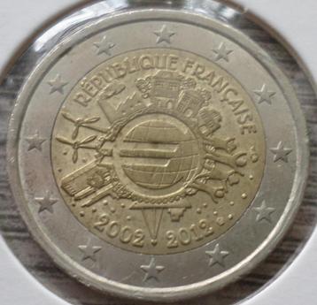 FRANCE 2 euro 10e anniversaire euro année 2012