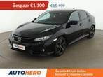 Honda Civic 1.0 VTEC Elegance (bj 2018), Auto's, Honda, Voorwielaandrijving, Stof, Gebruikt, Zwart