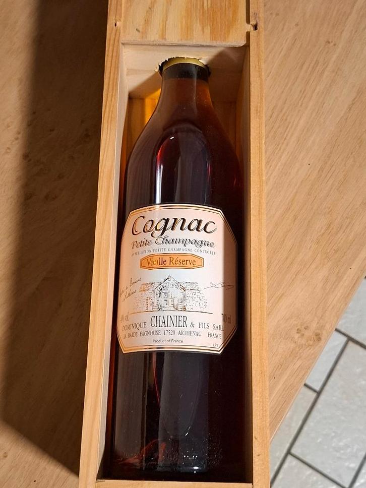 Bouteille de Cognac Petite Champagne 700 ml, Divers, Produits alimentaires, Enlèvement ou Envoi