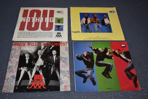45t vinyls van de Britse Boysband "BROS"uit eind jaren '80, Cd's en Dvd's, Vinyl | Dance en House, Zo goed als nieuw, Disco, Overige formaten