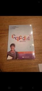 Cqfd maths 4ème corrigé neuf, Livres, Enlèvement ou Envoi, Neuf, De boeck