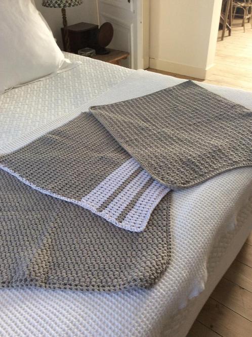 HANDGEMAAKTE DEKEN SPREI WIKKELDOEK IN KATOEN NIEUW, Kinderen en Baby's, Dekens, Slaapzakjes en Inbakerproducten, Deken, Ophalen of Verzenden
