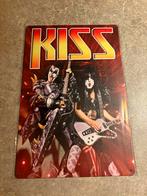Metalen plaat Kiss, Comme neuf, Enlèvement ou Envoi