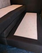 bed kan bezorgd worden 160 bij 200 karlsson boxspring bed, Gebruikt, Zwart, Tweepersoons, Ophalen of Verzenden