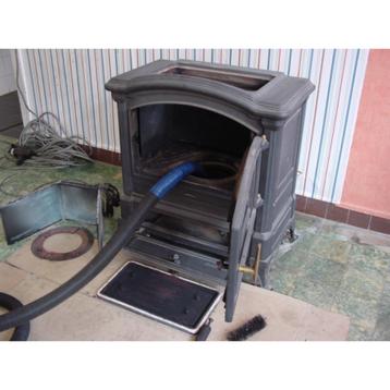 Reinigen kachel en schoorsteen beschikbaar voor biedingen