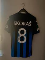 Matchworn Club Brugge shirt (Skoras), Ophalen of Verzenden, Maat 48/50 (M), Blauw, Macron