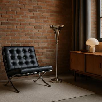 Bauhaus vloerlamp (c.1930) beschikbaar voor biedingen