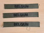 Naamlint BELGIUM, Ophalen of Verzenden, Landmacht, Lintje, Medaille of Wings