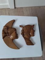 2 Afrikaanse decoratie, Antiek en Kunst, Ophalen of Verzenden
