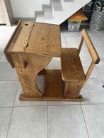 Oude schoolbank (lessenaar), Ophalen, Gebruikt, Bureau