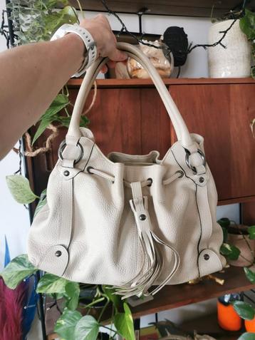 Sac Nobody Beautiful, Enlèvement ou Envoi, Comme neuf, Blanc, Sac à main