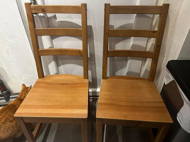 Chaises ikea Nordviken, Huis en Inrichting, Stoelen, Gebruikt, Eén, Hout, Ophalen