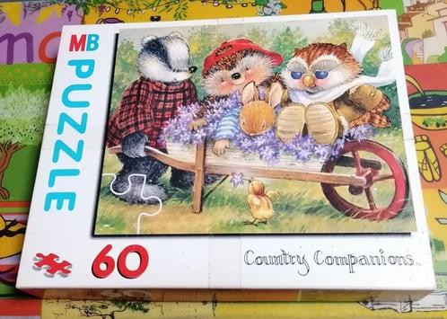 Country Companions legpuzzel van 60 stukjes, Kinderen en Baby's, Speelgoed | Kinderpuzzels, Nieuw, 6 jaar of ouder, Meer dan 50 stukjes