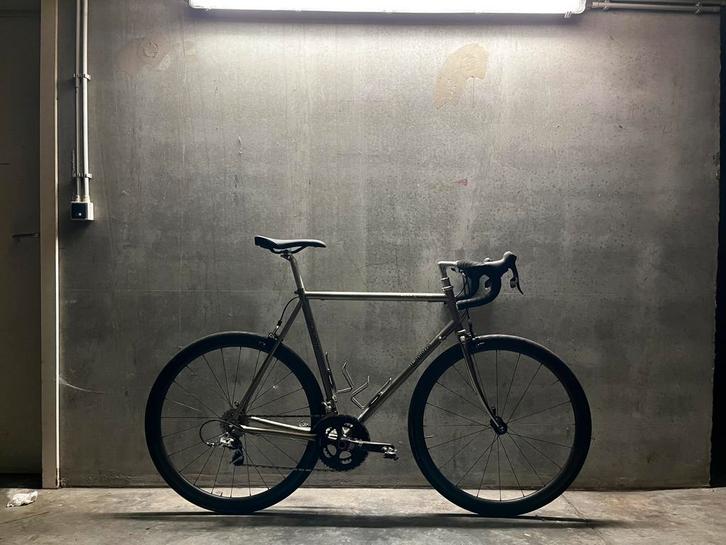Lapierre caratitane, Fietsen en Brommers, Fietsen | Racefietsen, Gebruikt, 28 inch, Titanium, 53 tot 57 cm, Ophalen