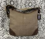 Sac bandoulière PRADA beige TB état, Beige, Cuir