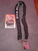 Chaîne antivol moto scooter+ bloque disque alarme NEUF, Ophalen of Verzenden