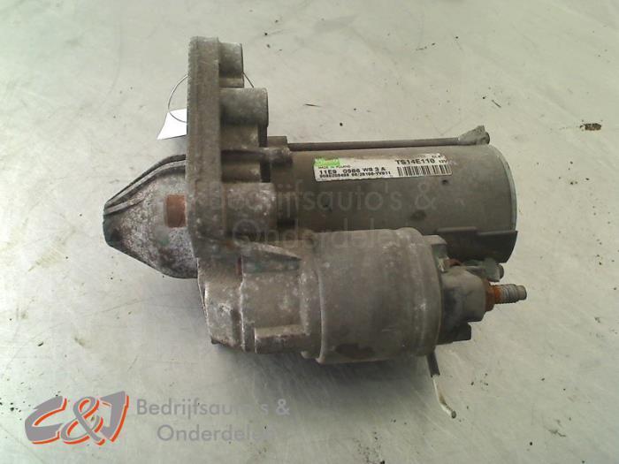 Startmotor van een Peugeot Bipper, Auto-onderdelen, Motor en Toebehoren, Peugeot, Gebruikt, 3 maanden garantie, Ophalen of Verzenden