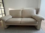 Stoffen beige zetel, 180cm breed, Ophalen, Gebruikt, 150 tot 200 cm, Tweepersoons