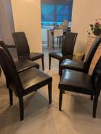 Gratis stoelen, Huis en Inrichting, Ophalen, Gebruikt, Zwart, Vijf, Zes of meer stoelen