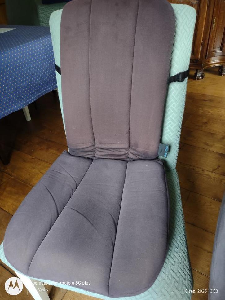 Better Back Jobri zitschelp, Huis en Inrichting, Stoelen, Gebruikt, Eén, Hout, Stof, Zwart, Ophalen