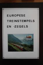 VERZAMELING EUROPESE POSTZEGELS POSTSTEMPELS TREINEN, Ophalen of Verzenden, Gestempeld, Treinen
