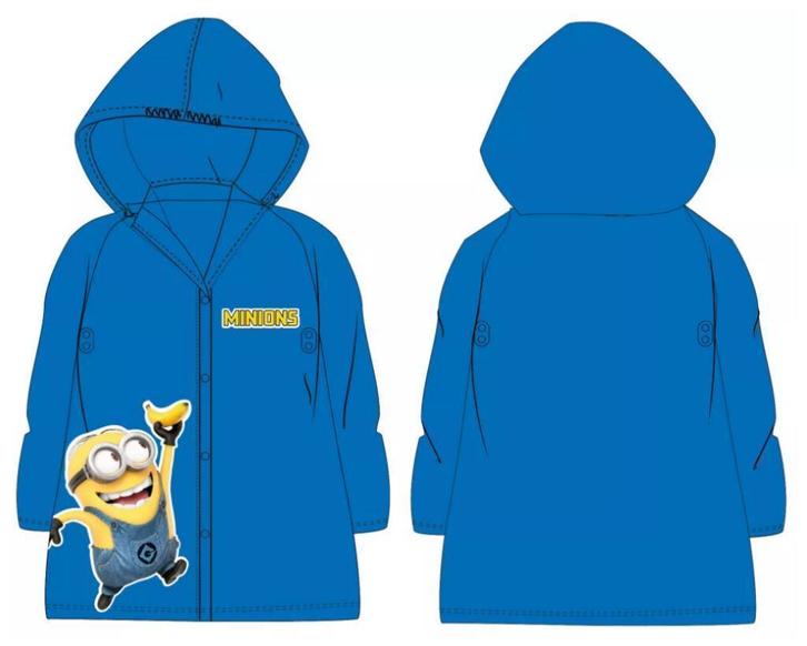 Minions Regenjas - Disney - Maat 98/104 - 110/116 - 122/128, Kinderen en Baby's, Kinderkleding | Maat 122, Nieuw, Jongen, Jas