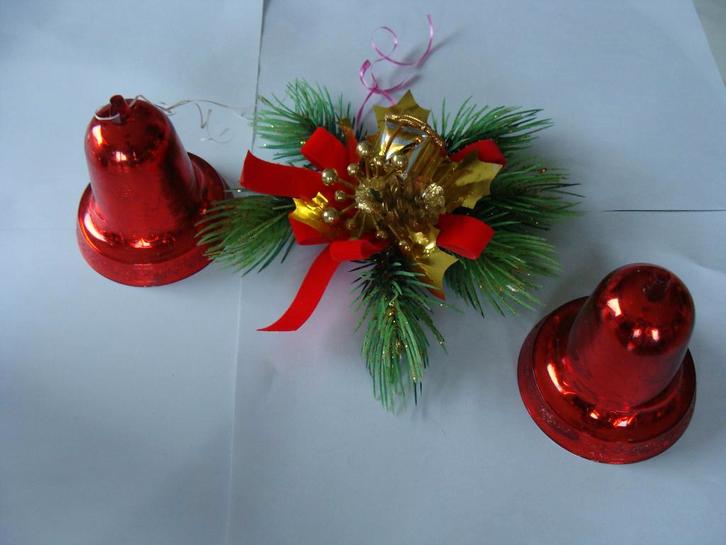 Cloches anciennes avec une décoration, Noël, vintage, Divers, Noël, Comme neuf, Enlèvement ou Envoi