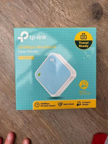 TP-Link TL-WR802N (Mini router met USB voeding) disponible aux enchères