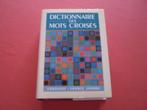 LIVRE: Dictionnaire des mots croisés., Livres, Dictionnaires, Envoi, Comme neuf, FRANCE LOISIRS.