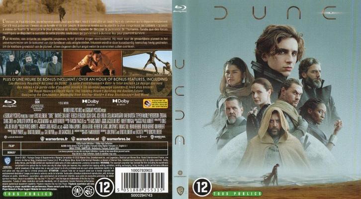 dune (blu-ray) nieuw, Cd's en Dvd's, Blu-ray, Zo goed als nieuw, Science Fiction en Fantasy, Ophalen of Verzenden