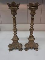 2 koperen kaarshouders, Antiek en Kunst, Ophalen of Verzenden