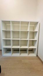 Kallax kast wit. 4x4 met opbergdozen, Huis en Inrichting, Ophalen, Gebruikt