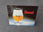 Duvel moortgat tafelreclame retro zwarte letters glas, Ophalen of Verzenden, Zo goed als nieuw, Duvel
