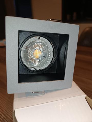 108 nieuwe vierkante inbouw plafond LED spots  beschikbaar voor biedingen