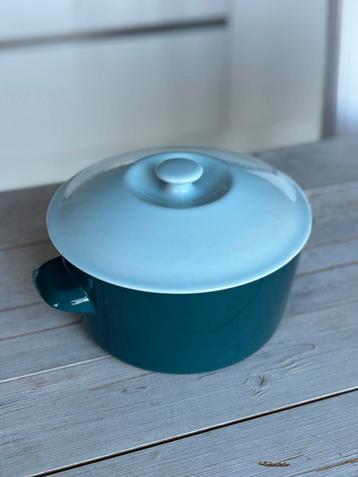 Brillant feuenfest blauwe kookpot volledig nieuw.  beschikbaar voor biedingen