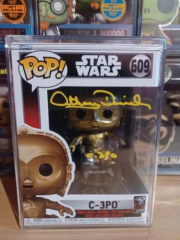C-3PO signed funko 