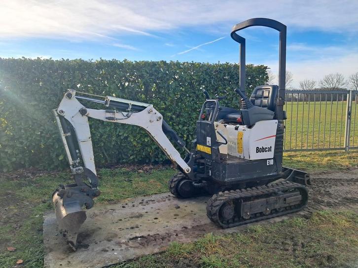 Minigraver Bobcat E10 / Minikraan / Graafmachine, Zakelijke goederen, Machines en Bouw | Kranen en Graafmachines, Ophalen
