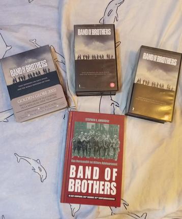 band of brothers   dvd's / boek / vhs 