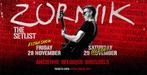 2 tickets Zornik AB 28/11, Tickets en Kaartjes, Twee personen