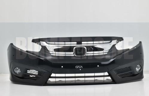 Bumper HONDA CIVIC X SEDAN 2016- Voorbumper 02424, Auto-onderdelen, Carrosserie, Bumper, Voor, Gebruikt, 6 maanden garantie, Ophalen of Verzenden