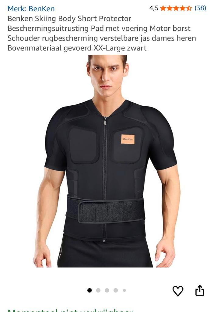 Ski Body Protector rugbeschermer - L, Sport en Fitness, Skiën en Langlaufen, Zo goed als nieuw, Ski, Ophalen