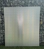 4 nieuwe reststukken alu traanplaat 150cm x 120cm  2/3,5mm, Ophalen