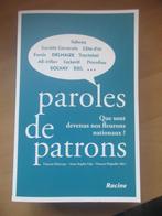 Paroles de patrons, Enlèvement ou Envoi, 20e siècle ou après, Comme neuf