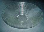 glazen schaal, 27cm doormeter, 7,5 hoogte, Rond, Comme neuf, Verre, Enlèvement
