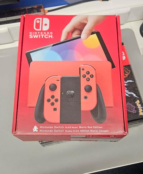 Nintendo Switch Oled Mario Picofly Edition 512 GB (gratis sp, Games en Spelcomputers, Spelcomputers | Nintendo Consoles | Accessoires