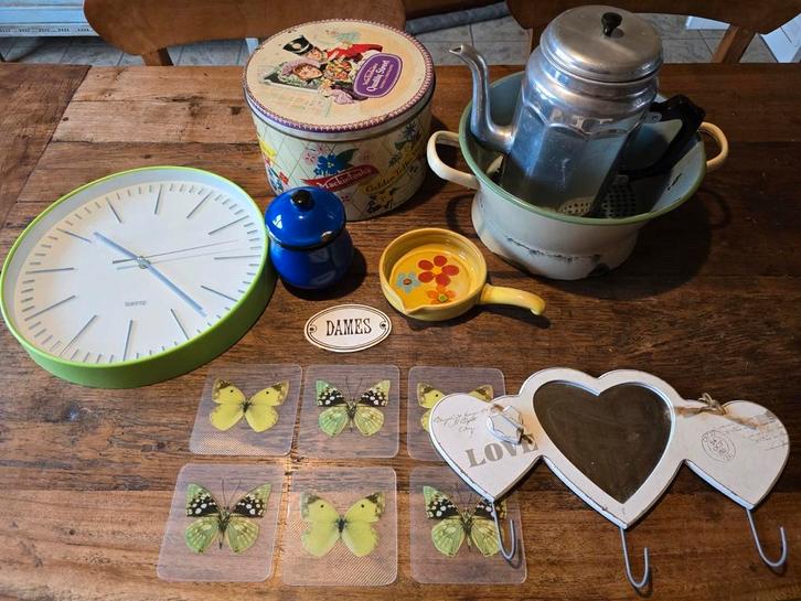 Lot / pakket brocante en nieuw, Antiek en Kunst, Curiosa en Brocante, Ophalen of Verzenden