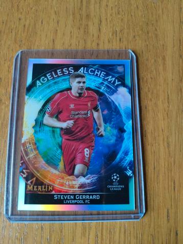 Topps Merlin 2022 Steven Gerrard Liverpool Ageless alchemy  beschikbaar voor biedingen