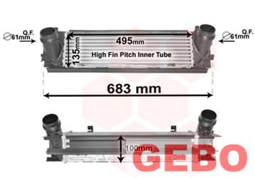 BMW F31 2012 T/M 2019 Turbokoeler 1751 7618 809 beschikbaar voor biedingen